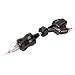 Tattoo Motor Machine Pen,RCA Rotary Tattoo Machine Pen 5mm Stroke Adjustable 5‑10V Liner Shader Tattoo Cartridge Machine Black