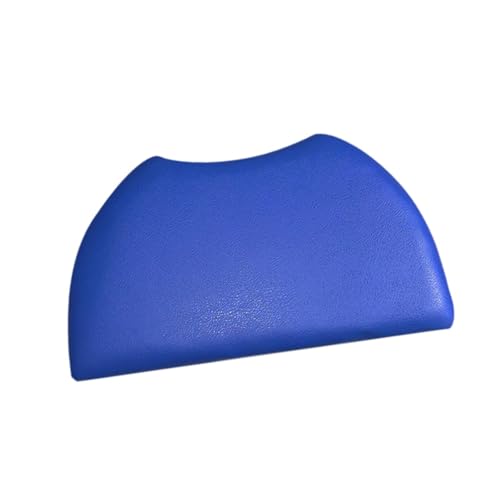 Ysyqkn Bedside Commode Chair Backrest Toilet Seat Leather Backrest Sponge Back Pad, Blue