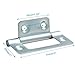 Bonsicoky 6 Pack Non-Mortise Hinges - 2 Inch Silver Door Hinges - Chest Hinges Box Hinges Cabinet Hinges with Screws for Furniture Windows Cupboard Tool Box