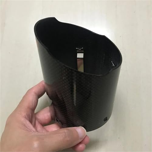 Embout d'échappement voiture carbone 106mm 117mm universel pour pot d'échappement tuning