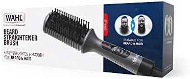 Wahl Beard Straightening Brush, Hair Straightener, Heated Brushes, Hot Comb, Electric Brush, Beard Grooming, Hair Styling, Fast Heating and Anti-Scald Design