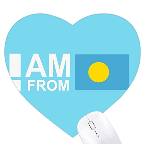 je suis de palaos Jeux de tapis de souris en forme de coeur