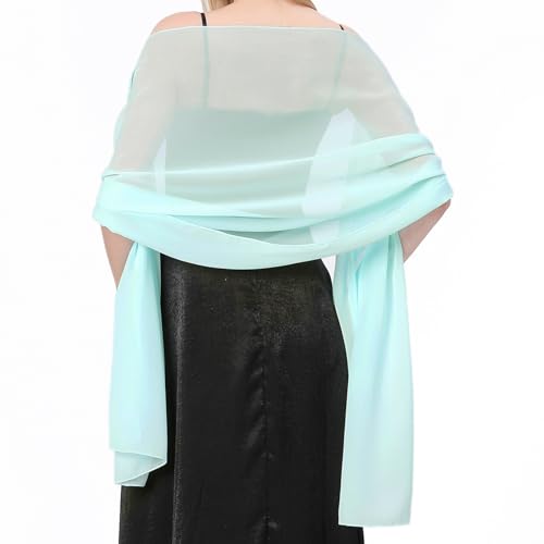 lifwimner Stola Damen Halstuch Chiffon Sommer Schal Damen Festliche Stola...
