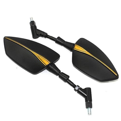 Espejos retrovisores para motocicleta Tracer 700 con visión ampliada y acabado Gold3