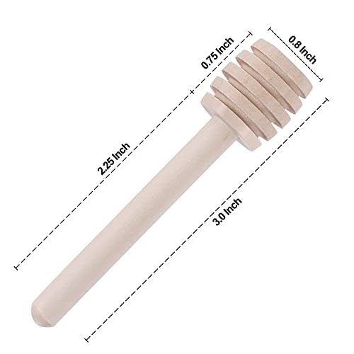 30 Pcs Honey Dipper Sticks, 3 Inch Mini Wooden Honeycomb Stick, Small Honey Spoons Stirrer Stick For Honey Jar Dispense Drizzle Honey And Wedding Party Favors Gift #TOP5
