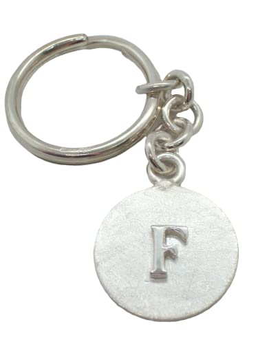Porte-Clés en Argent 925 Lettre F : Ne Perdez Plus Vos Clés avec Brisa