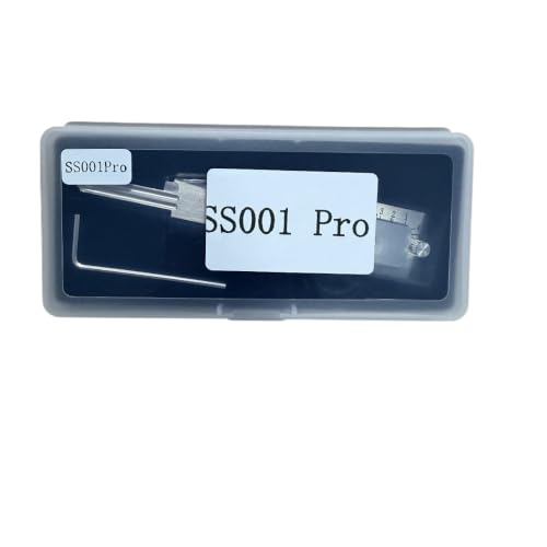 Key Gauge Tool Stainless Steel Precision Key Measurement Tool for Rekeying Locksmiths & DIY Home Security (SS001 Pro)