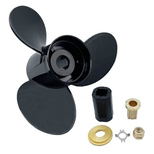 Propeller 40-140 PS, 13-3/4x15R, 3 Blade, 15 Zahn für Mercury Außenbordmotoren Boot Yacht