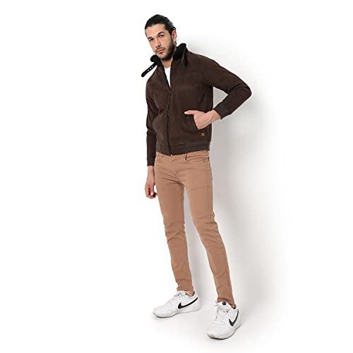 Image of Campus Sutra Men Polyester Standard Length Jacket