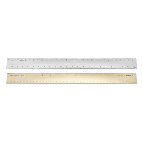 Image of Alumicolor 30-cm Aluminum Metric Engineer Hollow Scale for School, Office, Art and Drafting, 30CM, Silver