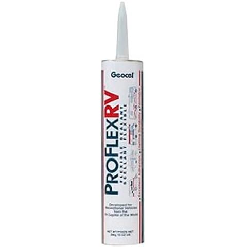 RV Trailer Camper Sealants Proflex Rv Flexible Sealant Clear 10 Oz. Geocel Quantity 3 Cover