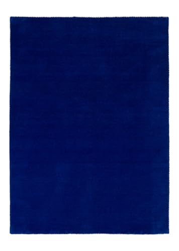 carpetfine handgefertigter Wollteppich Gabbeh Lola Blau 140x200...