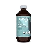 Amazon Brand - Revly Elderberry Extract Liquid - Organic - Supports Immune Health - Non-GMO, 8oz