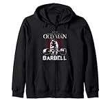 Old Man Barbell Powerlifting TShirt | Strong Dad