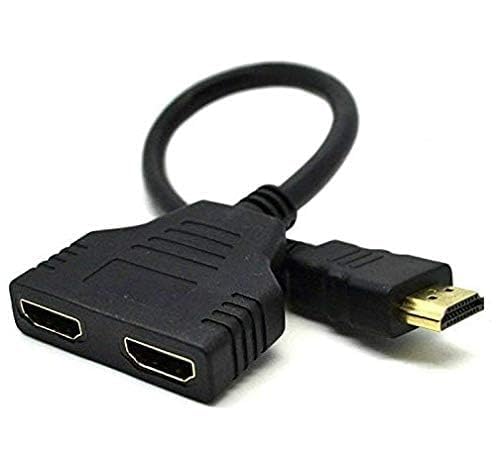 VYAR HDMI Splitter Adapter Cable HDMI Splitter 1 in 2 Out HDMI Male to Dual HDMI Female 1 to 2 Way for HDMI HD, LED, LCD, TV (in Both Display Same Screen Will Play) (Usage Given Below) (B0D6RYHWY9) Amazon Price History, Amazon Price Tracker