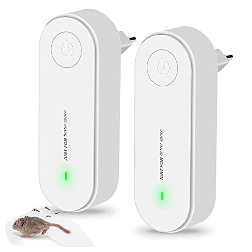 Ultraljud skadedjursbekämpare, myggskyddsrepeller, elektroniska insektsskyddsmedel inomhus, pest-repeller för kakerträ, möss, flugor, 100 % ofarligt för husdjur och människor (2 stycken)