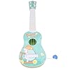 HEALLILY 1pc Vroeg Leren Gitaar Mini 4-Snarige Gitaar Kinderen Muziekinstrument Gitaar Speelgoed Vroeg Leren…