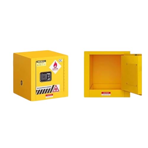 Armoire de rangement anti-explosion pour produits chimiques – Armoire de sécurité pour liquides et acides inflammables dangereux – Casier sécurisé de qualité industrielle et de laboratoire, 180 litres