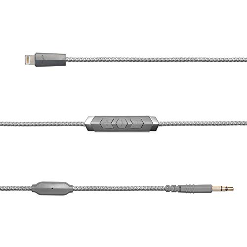 Cable Lightning de tres botones DAC/AMP V-MODA SpeakEasy - Gris