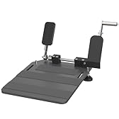 OceanicEcho Portable Left Foot Accelerator Pedal for Handicap Disabled Injured Stroke Drivers Gas Pedal LFGP Fixable Drive Assist（2.0-Gray）