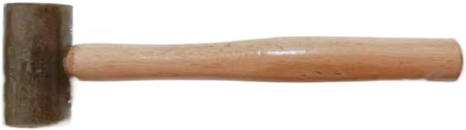 Pigskin Hammer for Brass Instrument Repair | Precision Pipe Shaping & Dent Removal Tool for Trumpet Trombone Tuba Horn | Durable Steel Handle with Leather Head for Brass Care Maintenance