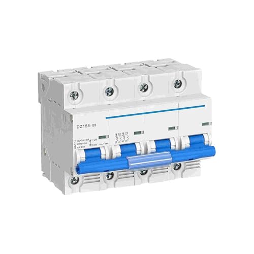Disjoncteur miniature DZ158-125 4P 100A pour tableau electrique triphase