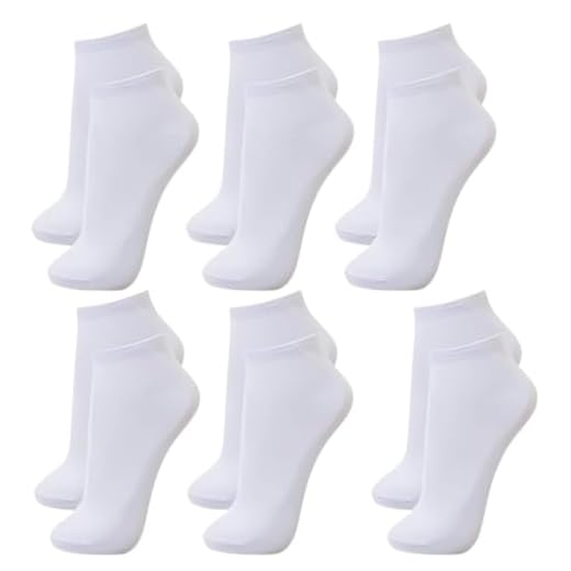 Meia Cano Curto Kit 6 Pares Meias Esportiva Branca, Meia Soquete Ideal para Esporte e Uso Diário, Adulto Unissex