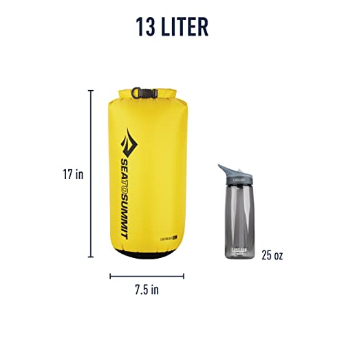 Sea To Summit Lightweight Dry Sack, All-Purpose Dry Bag, 13 Liter, Yellow #TOP6