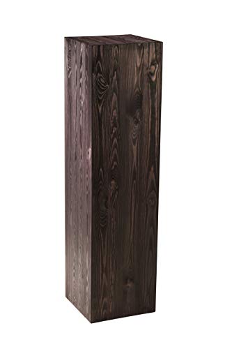 Holzblock 115x30x30cm Schwarz und Lila - Holzständer Deko – Holz...