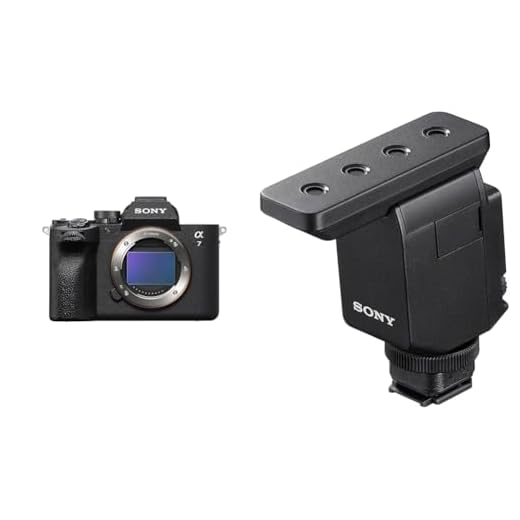 Sony Alpha 7 IV Full-Frame Mirrorless Interchangeable Lens Camera,Body Only, Black Digital MI Shoe Shotgun Microphone with Beamforming Technology for Three switchable directivities - ECM-B10