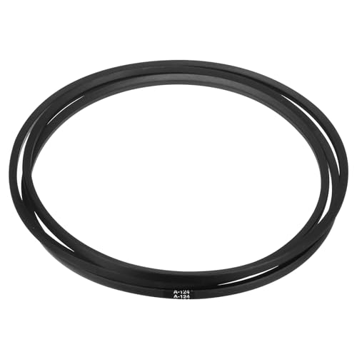 Image of uxcell A124 or 4L1260 Classic Wrapped Rubber V-Belt, 124 inch(3150mm) Inside Circumference, A Profile V Belt