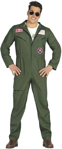 FIESTAS GUIRCA Fighter Pilot Fancy Dress Costume Adult Man Size Large 52-54