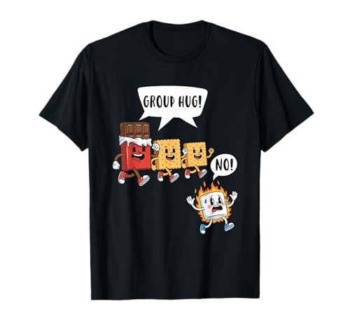 Group Hug Chocolate Marshmallow Funny Smores Lover T-Shirt