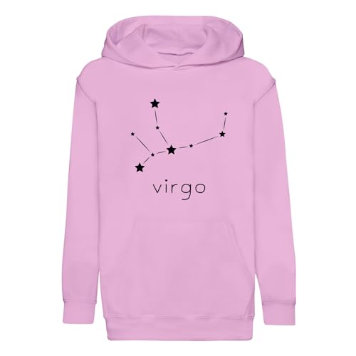 Sweat à capuche enfant Virgo de la gamme premium avec finitions星座 d'astrologie