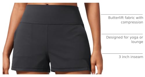 Image of CRZ YOGA Butterlift Linerless Shorts 3 inch | High Waisted, Buttery Soft, Comfy, Yoga, Casual, Pockets, for Women