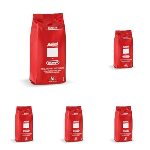 Musetti for De'Longhi (�f�����M) �R�[�q�[�� ���b�T MB250-RO ���Z�b�e�B �z�[���r�[�� 250g �A���r�J��60% ���u�X�^��40% �G�X�v���b�\ �J�v�`�[�m �J�t�F���e �C�^���A�� (× 5)