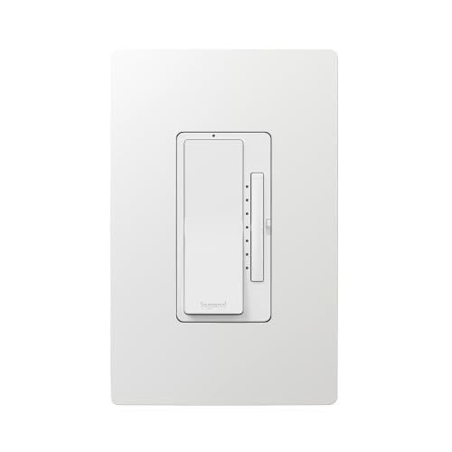 Legrand Radiant Wi-Fi Matter Smart LED Dimmer Effortless Setup Enhanced Compatibility with Apple HomeKit Google Home Alexa & SmartThings Easy Wi-Fi Connectivity with Matter Pack of 1