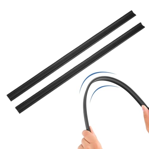 Fahrerseitenwischer | 2 Stück Auto Seitenfenster Scheibenwischer - Wetterfeste Gummi Auto Seitenfenster Wischer | Multifunktionales Wassernebel Entfernungswerkzeug | Fahrzeugfensterwischer für