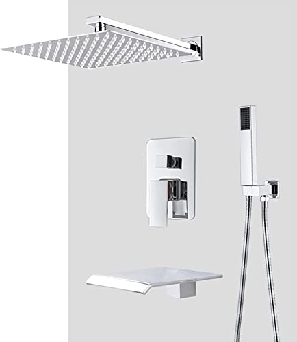 Ensemble de robinet de douche mural 16 pouces pour spa de luxe à la maison