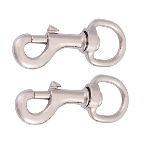 CIYODO Pet Supplies 2 Pack Spring Hooks Swivel Joints Traction Rope Buckle for Dog Leashes and Harnesses