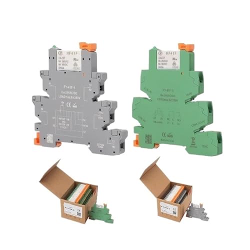 Relais de commande 24V AC DC HF-41F pour automatismes industriels - 2