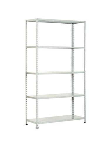 La Zappa Estantería De Chapa De Acero Barnizado, Capacidad De 400 Kg, Altura 190 Cm, Fabricada En Italia 100 X 40 X 190 Cm, Blanco La Zappa Estantería De Chapa De Acero Barnizado, Capacidad De 400 Kg, Altura 190 Cm, Fabricada En Italia 100 X 40 X 190 Cm, Blanco