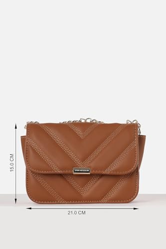 Image of Van Heusen Women's Classic Sling Bag |Textured Sling Bag | Bags for Ladies
