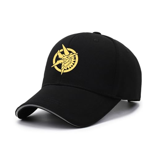 Gorra de béisbol hombre Monst er Hunt er, ajustable transpirable ligera clásica, Unisex Verano Sombreros de Gorra Deportes de Sol, Gorras(Black)