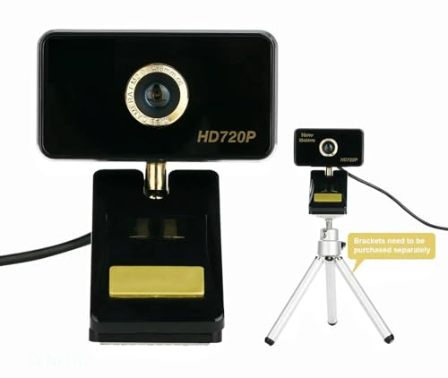 SENLOO Webcam HD para PC - Câmera de computador - Webcam USB 720P com microfone - Câmera Web para co