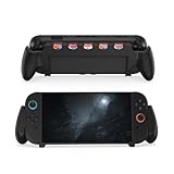 【Compatibilité parfaite】 La poignée monobloc est spécialement conçue pour le boîtier et la poignée de la Switch 2. Grâce à sa conception généreuse à l'arrière, vous pouvez toujours utiliser le support d'origine, optimisant ainsi la dissipation de la chaleur.