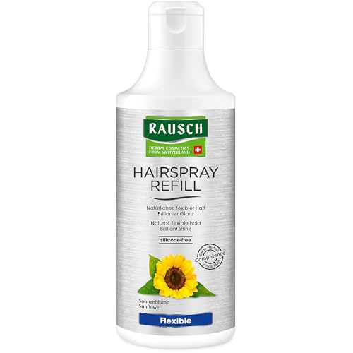 Hairspray flexible non-aerosol RAUSCH laque recharge cheveux 400 ml