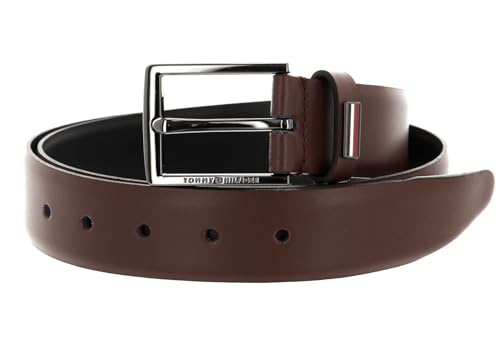 Tommy Hilfiger Herren Gürtel Business 3.5 Ledergürtel, Braun (Dark Chestnut), 110