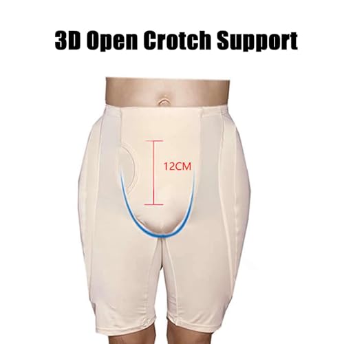 Men Slimming Boxer Shorts Butt Lift & Thigh Shaper Padded Enhancing Underwear Shapewear with 2 Detachable Pads3