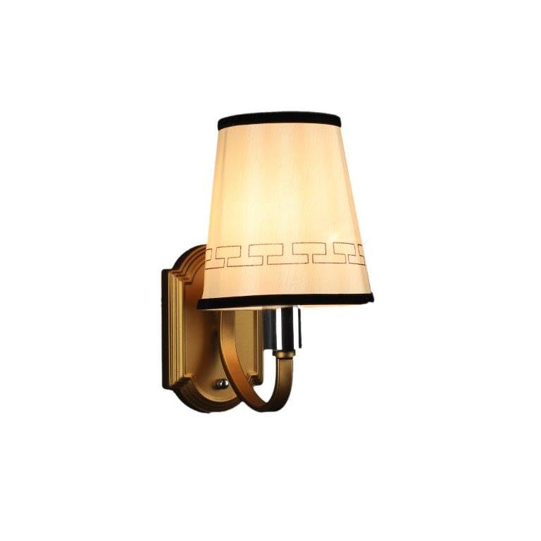 Image of ELIANTE by Jainsons Lights | Lucca Antique Gold Iron Wall Sconces Included Bulb | Lights | Gold Iron Light Fixture | for Living Room, Bedroom, Hallway | E27 Holder | 3 Year Warranty